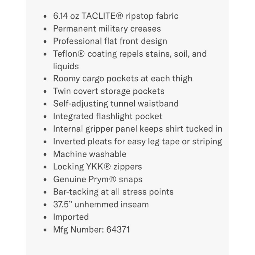 NWT 5.11 Tactical Wm B-Class Taclite PDU Pant Sz 4 Unhemmed 64371 Midnight Navy - Picture 4 of 8